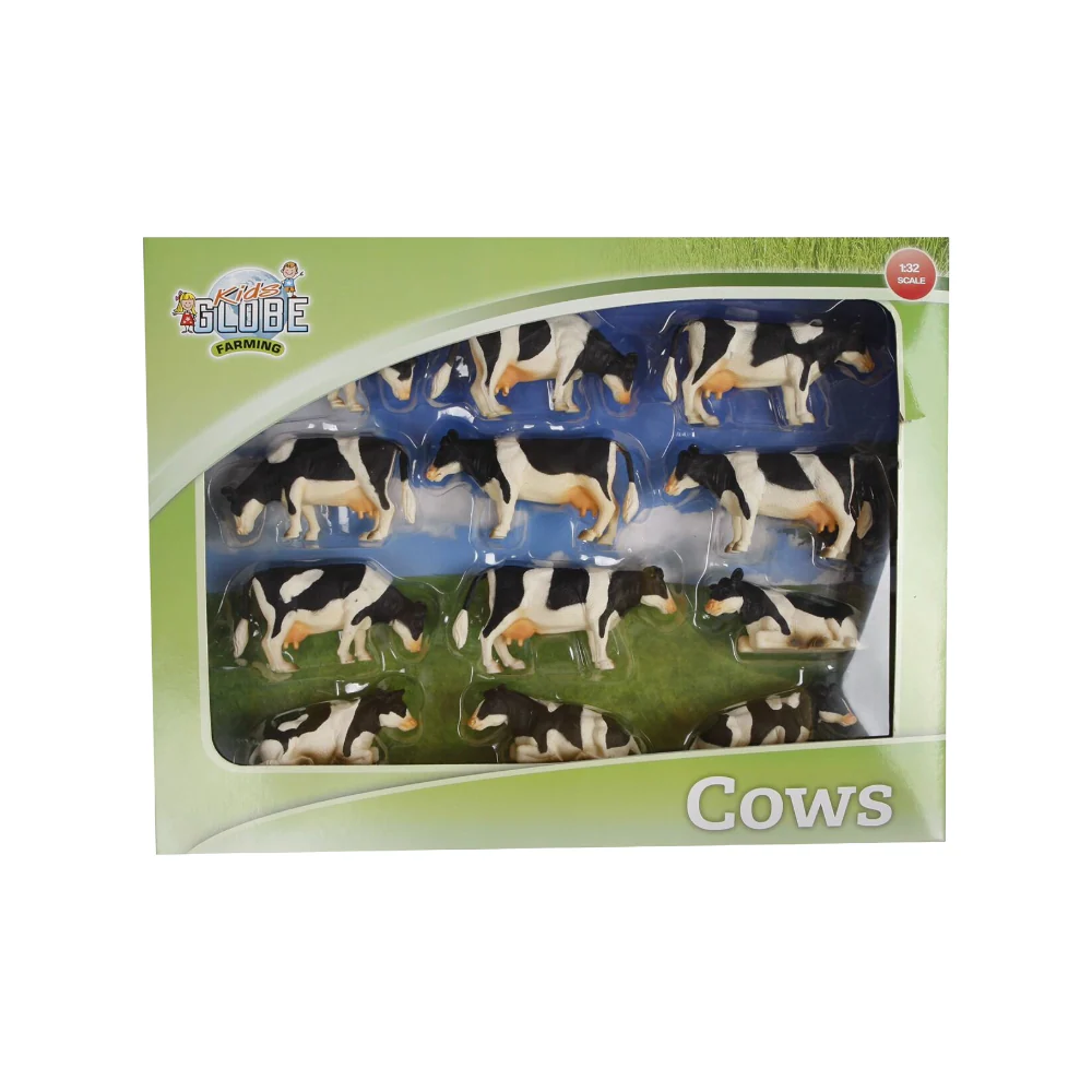 12 Pack 1:32 Lying/Standing Cows