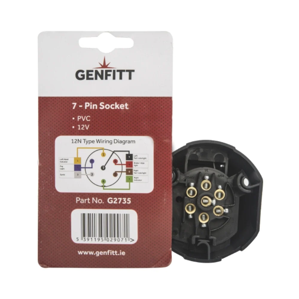7 Pin PVC Socket 12V - Image 3