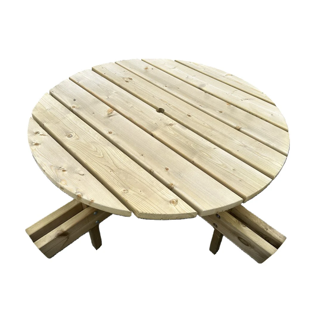 8 Seater Round Picnic Table - Image 2