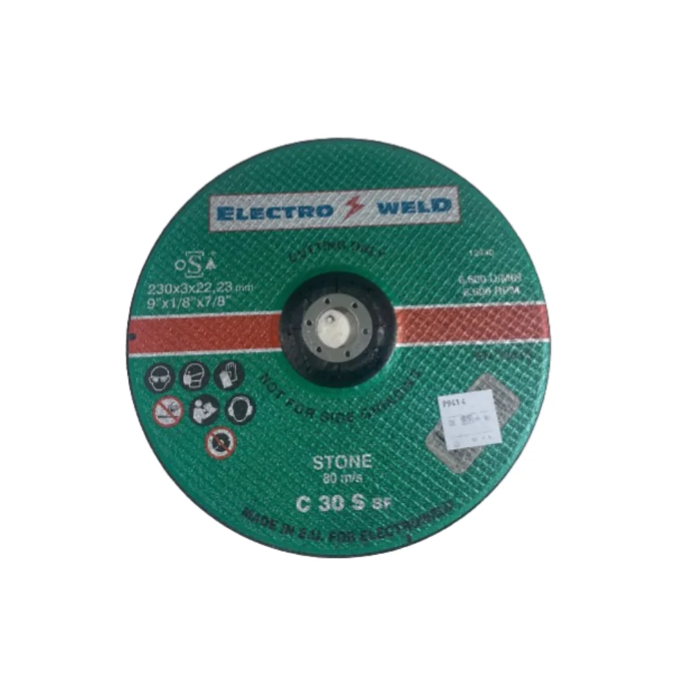 9" Depressed Centre Stone Cutting Disc