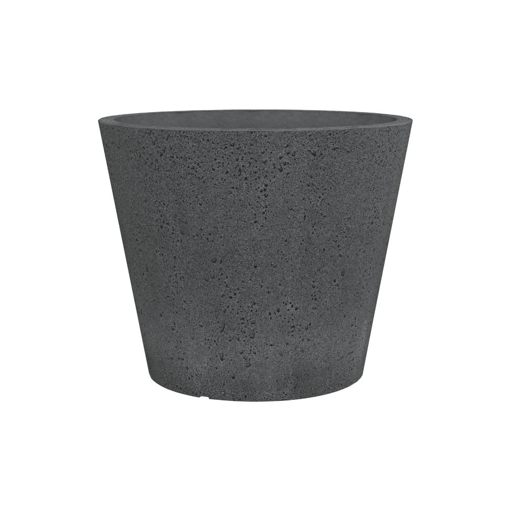 Apta Beton Cone 50cm Black Plant Pot