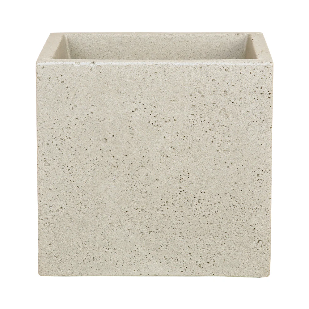 Apta Beton Cube Sand 40cm Plant Pot