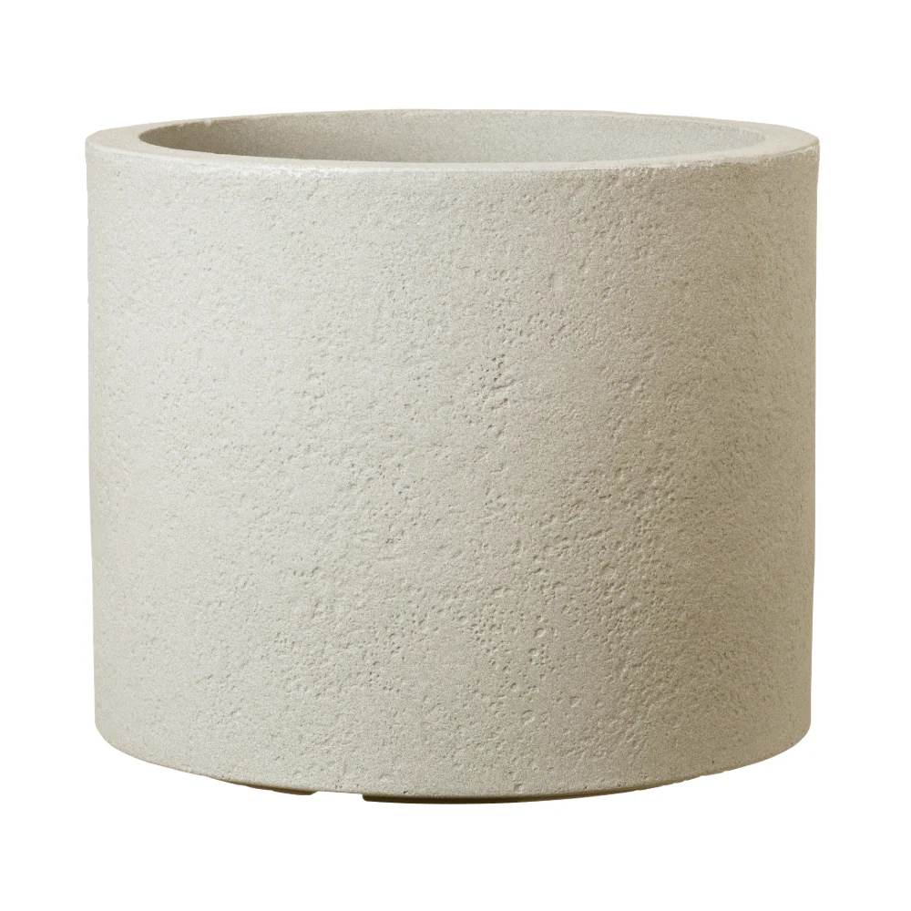 Apta Beton Low Cylinder Sand 30cm Plant Pot