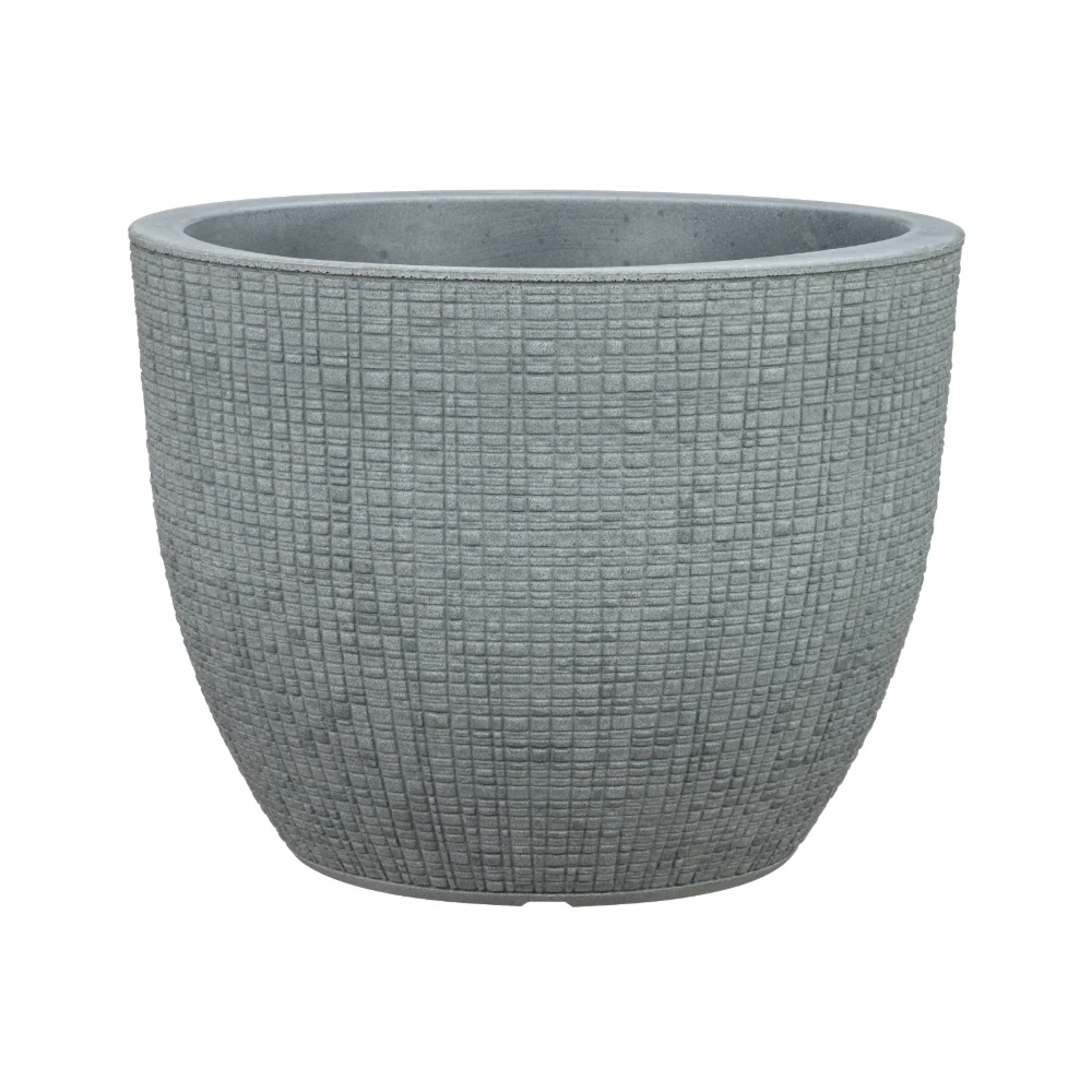 Apta Weben Egg Planter 50cm Grey Plant Pot