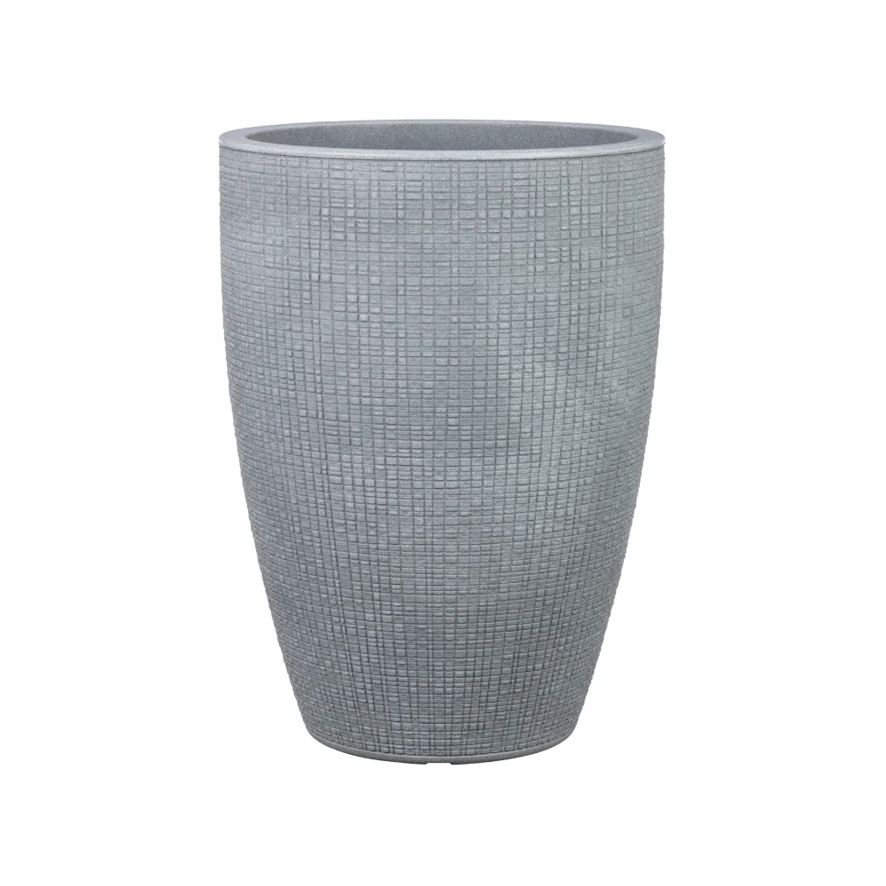Apta Weben High Planter 40cm Grey Plant Pot