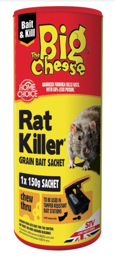 Big Cheese Rat Killer Grain Bait Sachet 150g