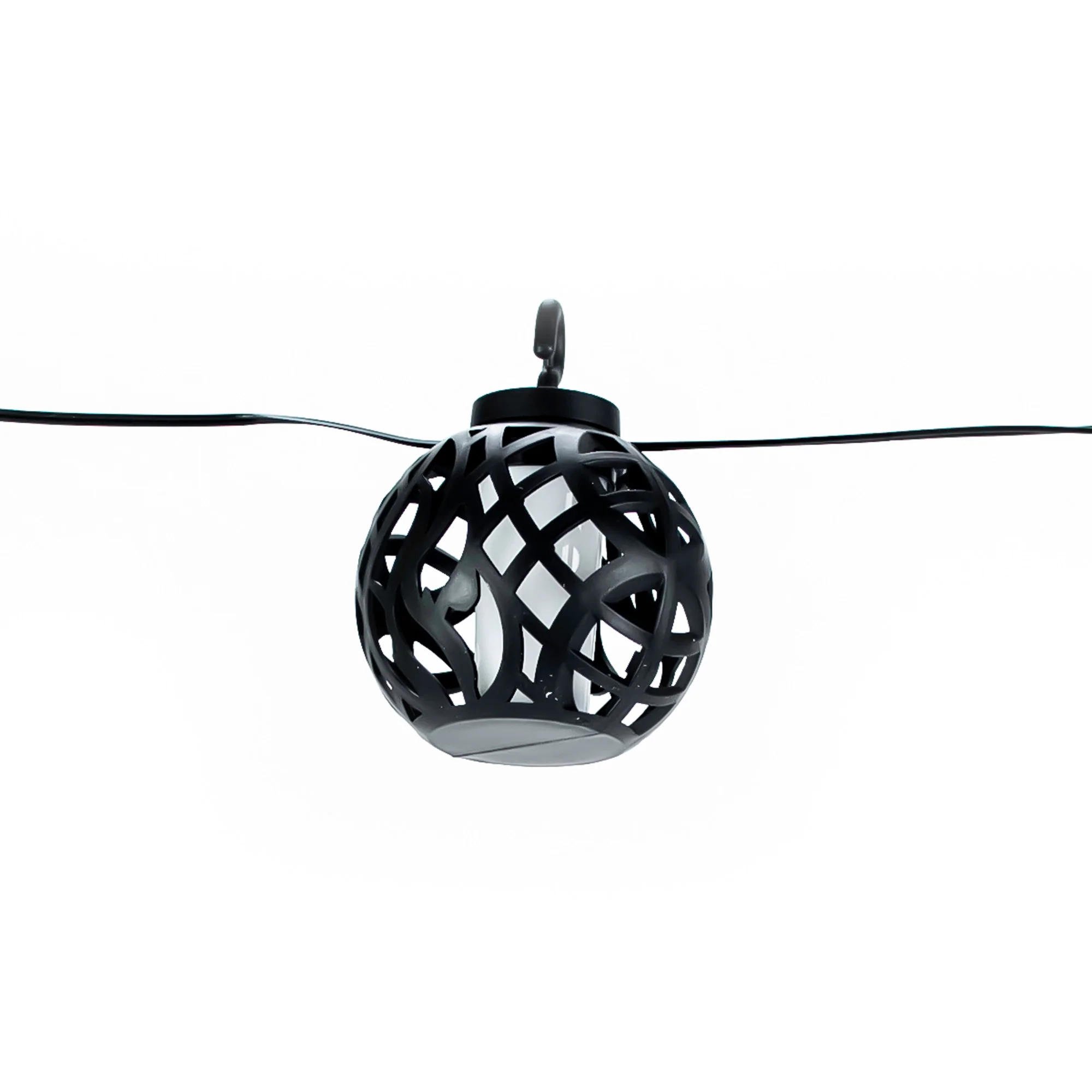 Black Lantern String Lights - Image 4