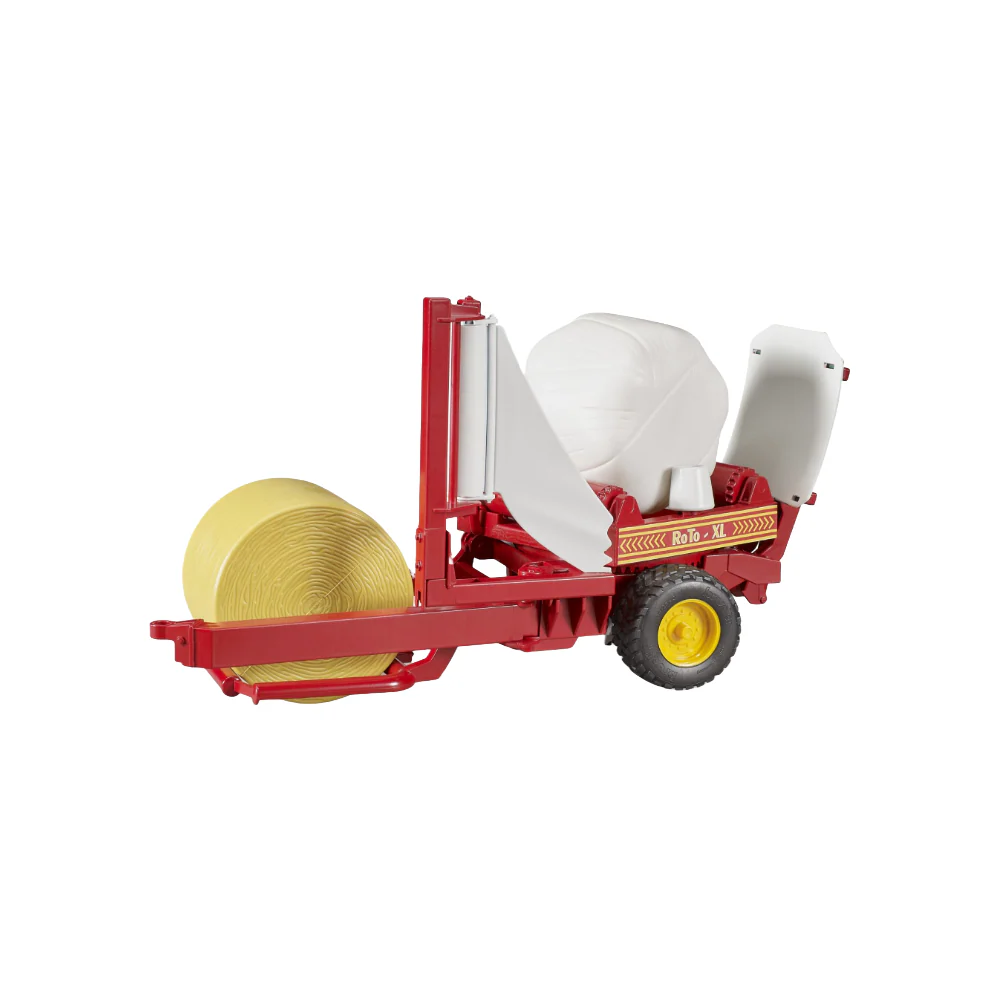 Bruder Round Bale Wrapper and Bales - Image 3