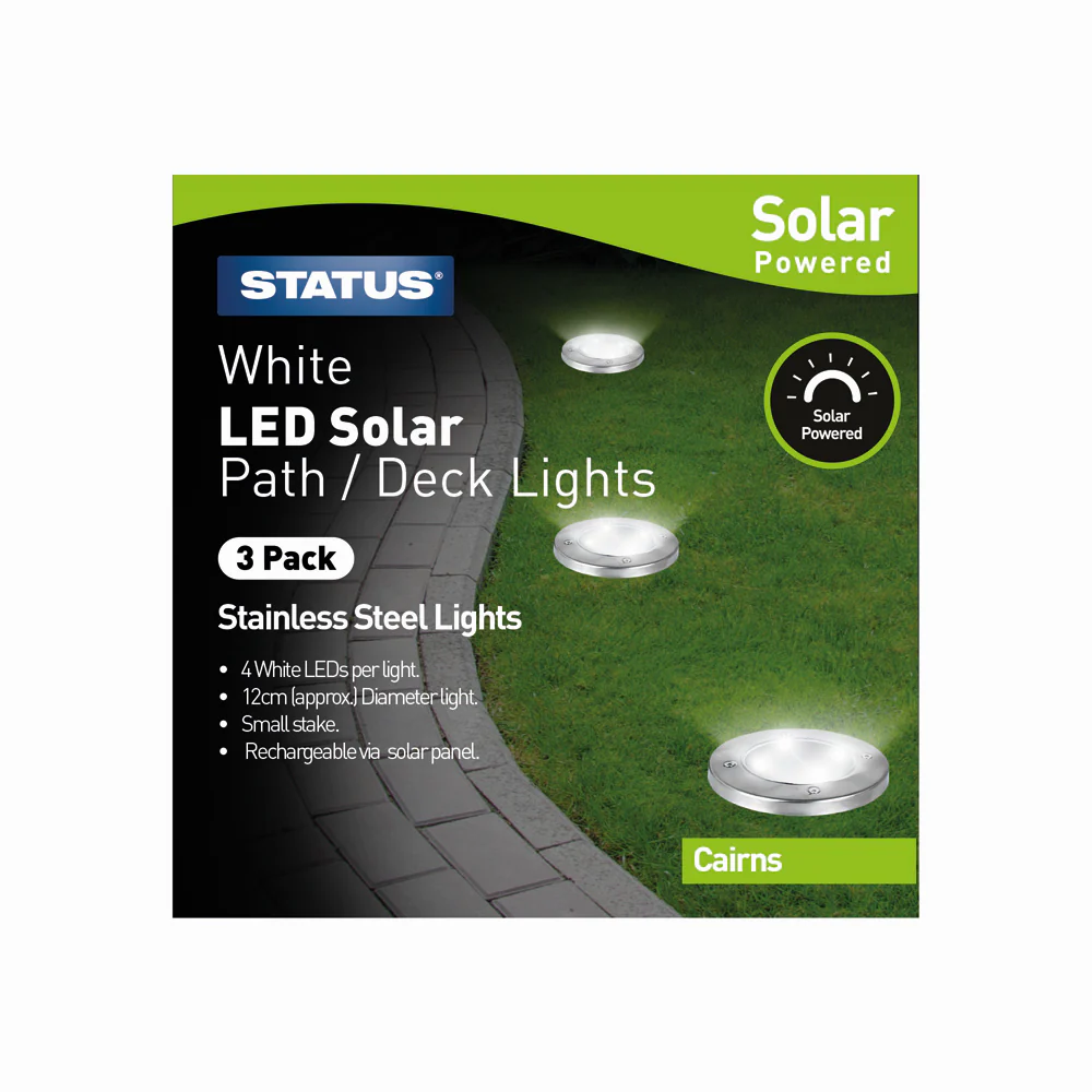 Cairns Round Deck Solar Lights - Image 6