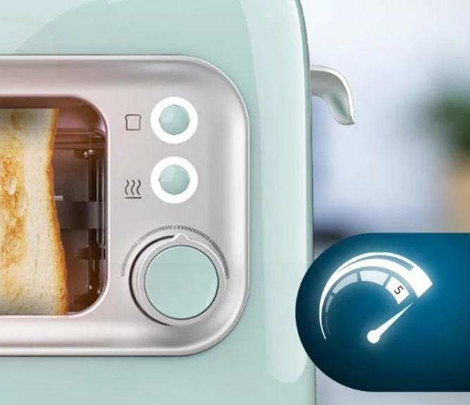 Cecotec RetroVision Toaster Blue 700W - Image 4