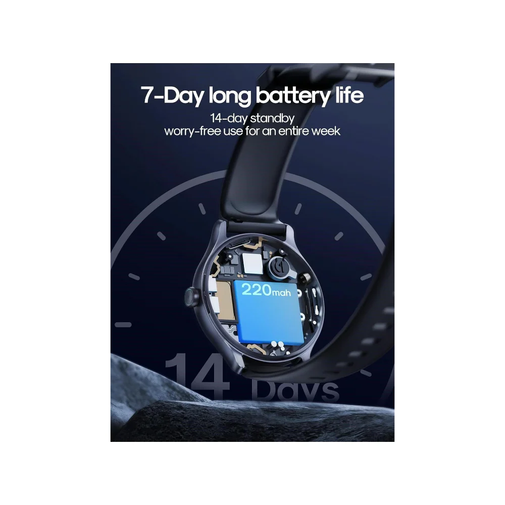 Classic Series Smart Watch Dark Grey - Image 3