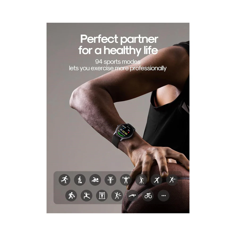 Classic Series Smart Watch Dark Grey - Image 7
