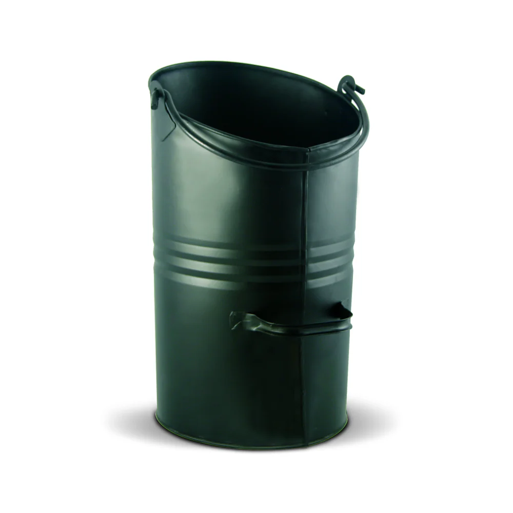 De Vielle 16" Black Ellipse Coal Hod