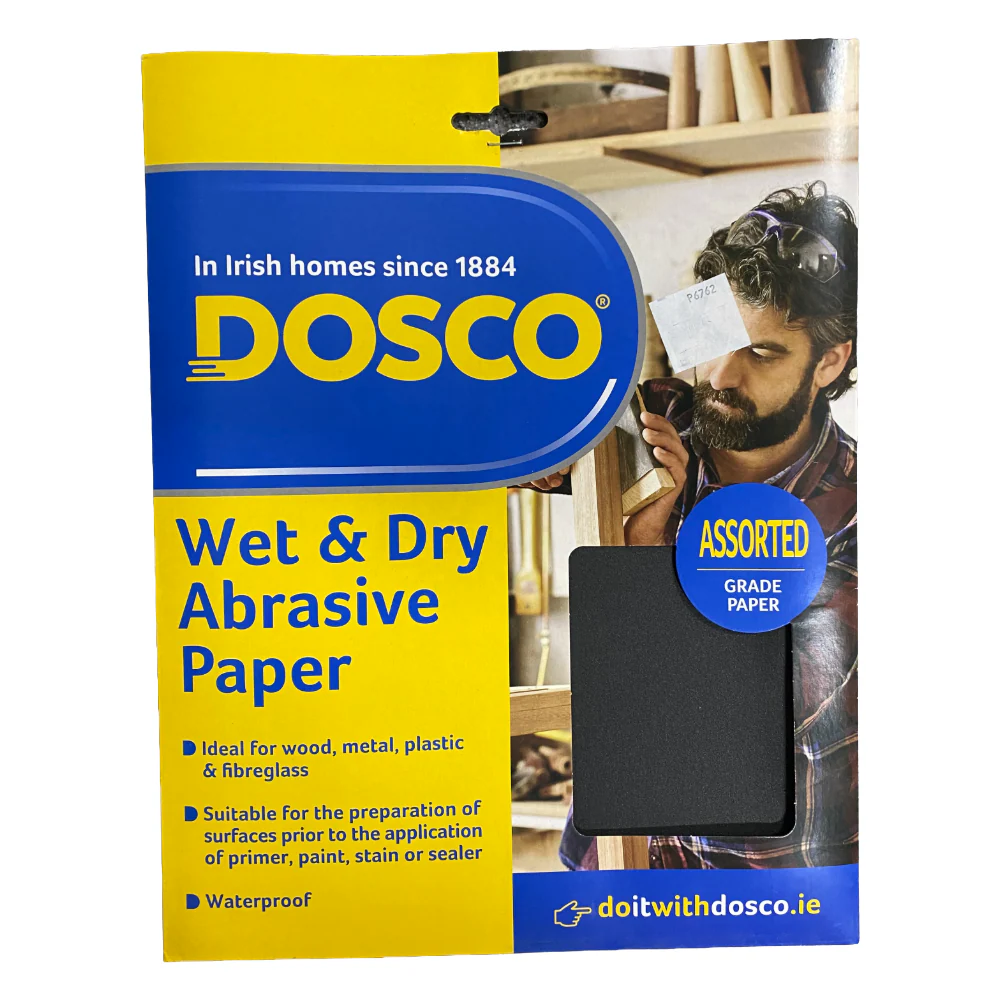 Dosco Wet & Dry Abrasive Assorted Sandpaper
