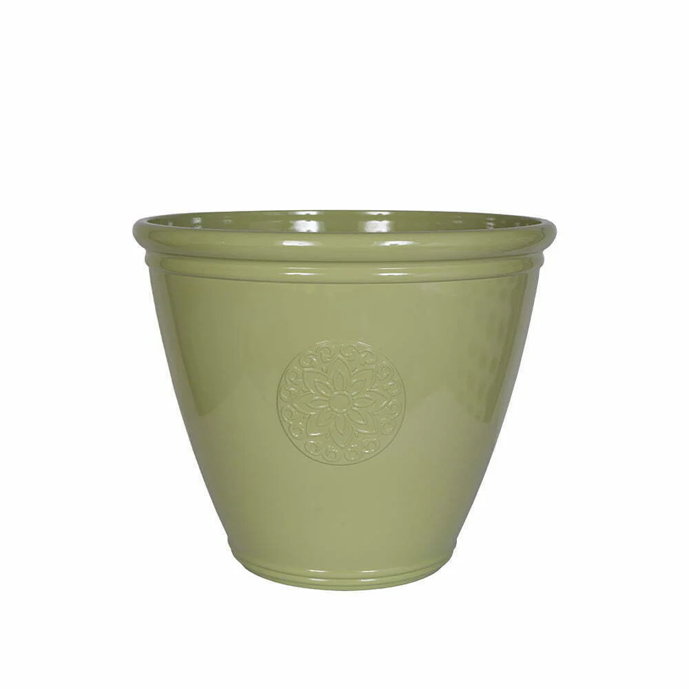 Eden Emblem Planter Green 45cm Plant Pot