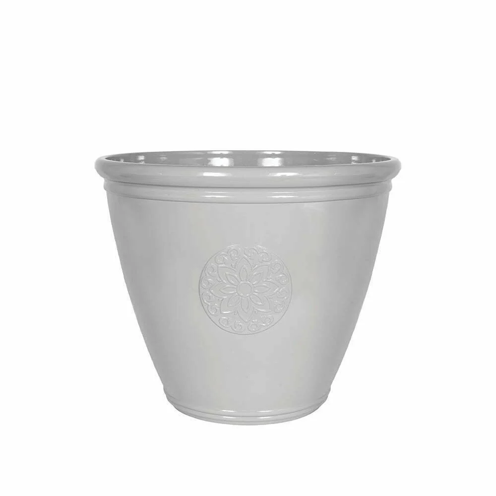 Eden Emblem Planter Grey 40cm Plant Pot