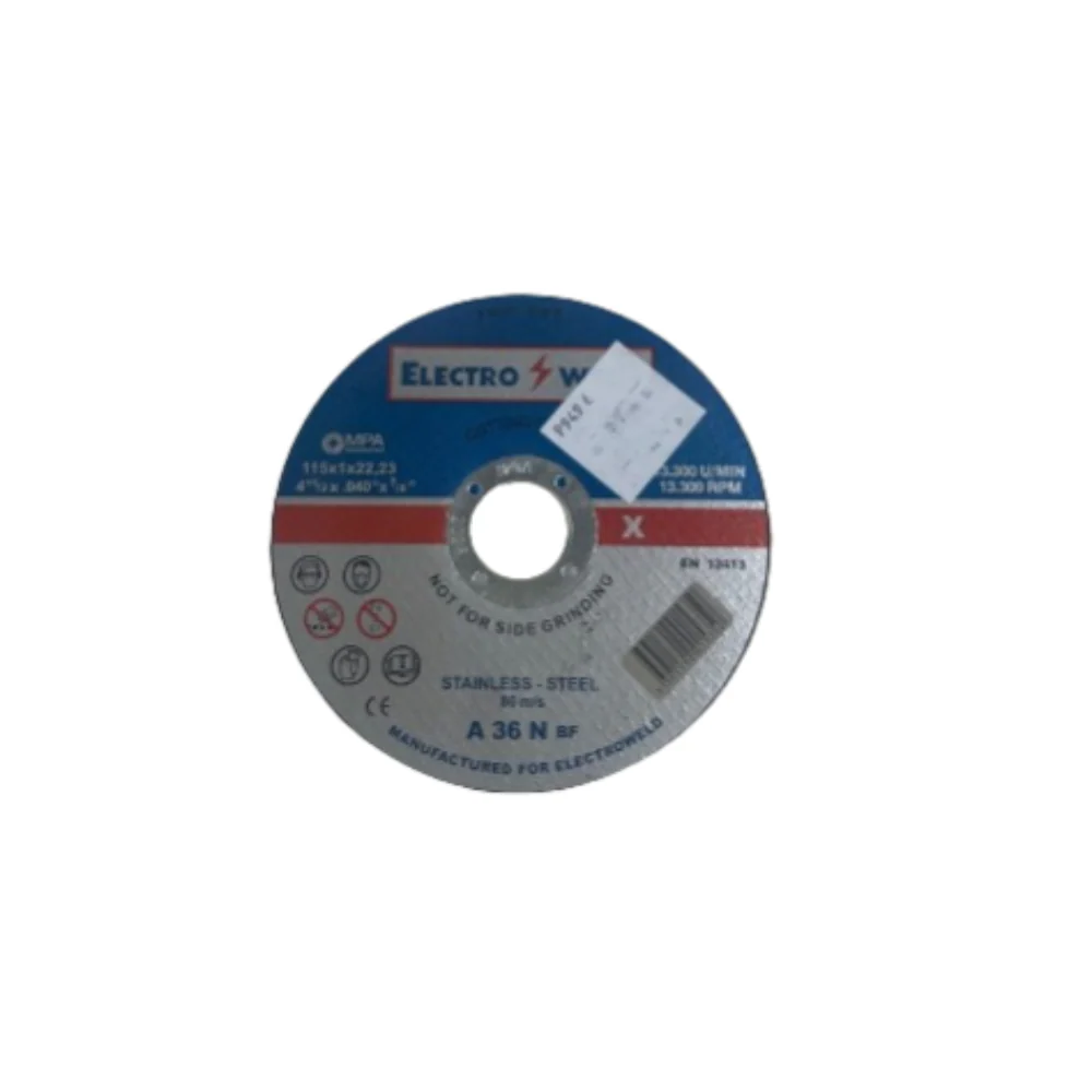 4.5" x 1 mm Stainless Steel Cutting Disc