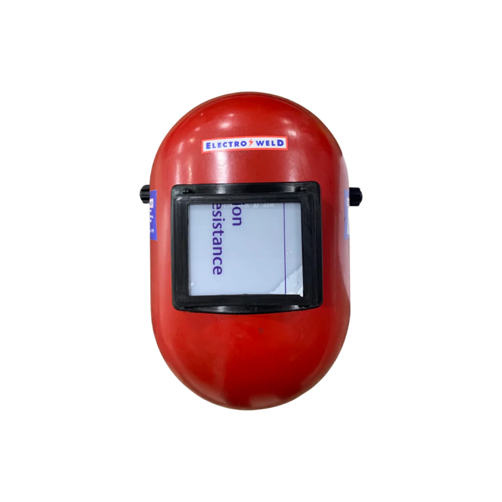 Fiber Glass Red Welding Helmet