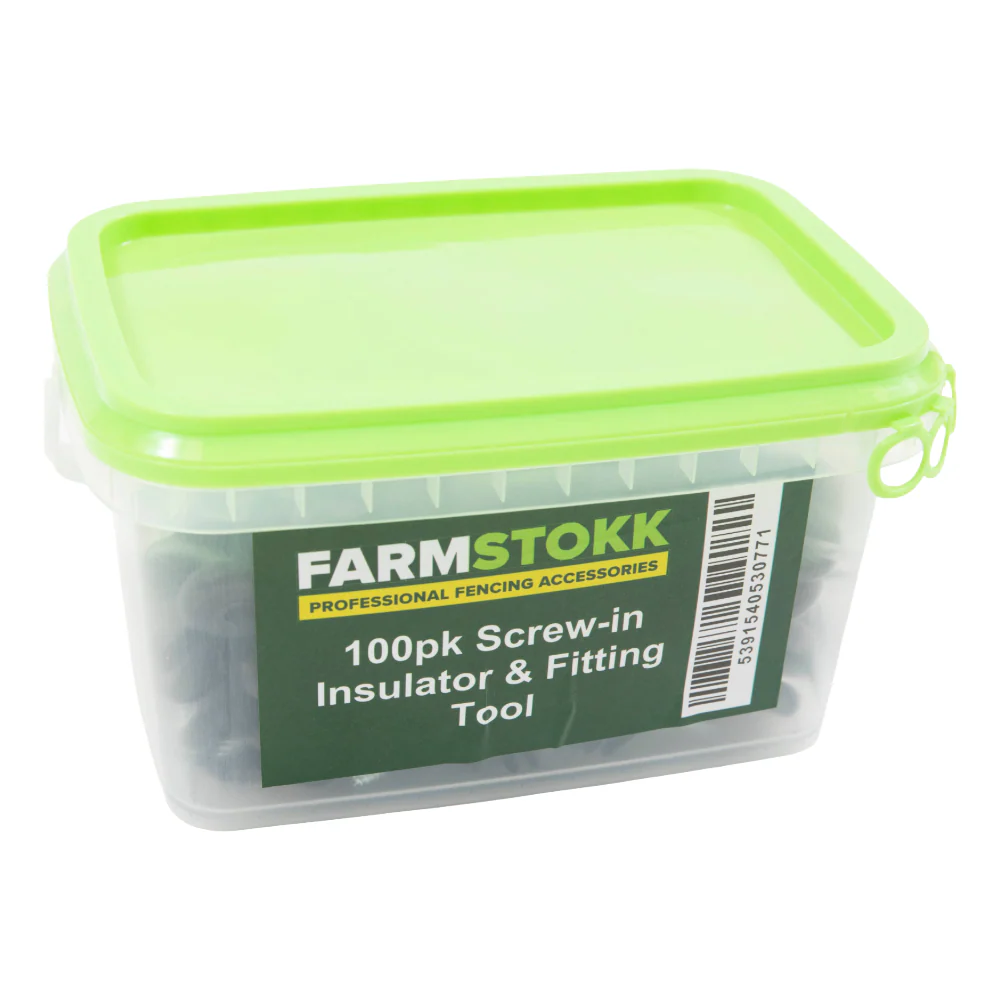 Farmstokk 100 Pack Screw-in Insulator & Fitting Tool - Image 3