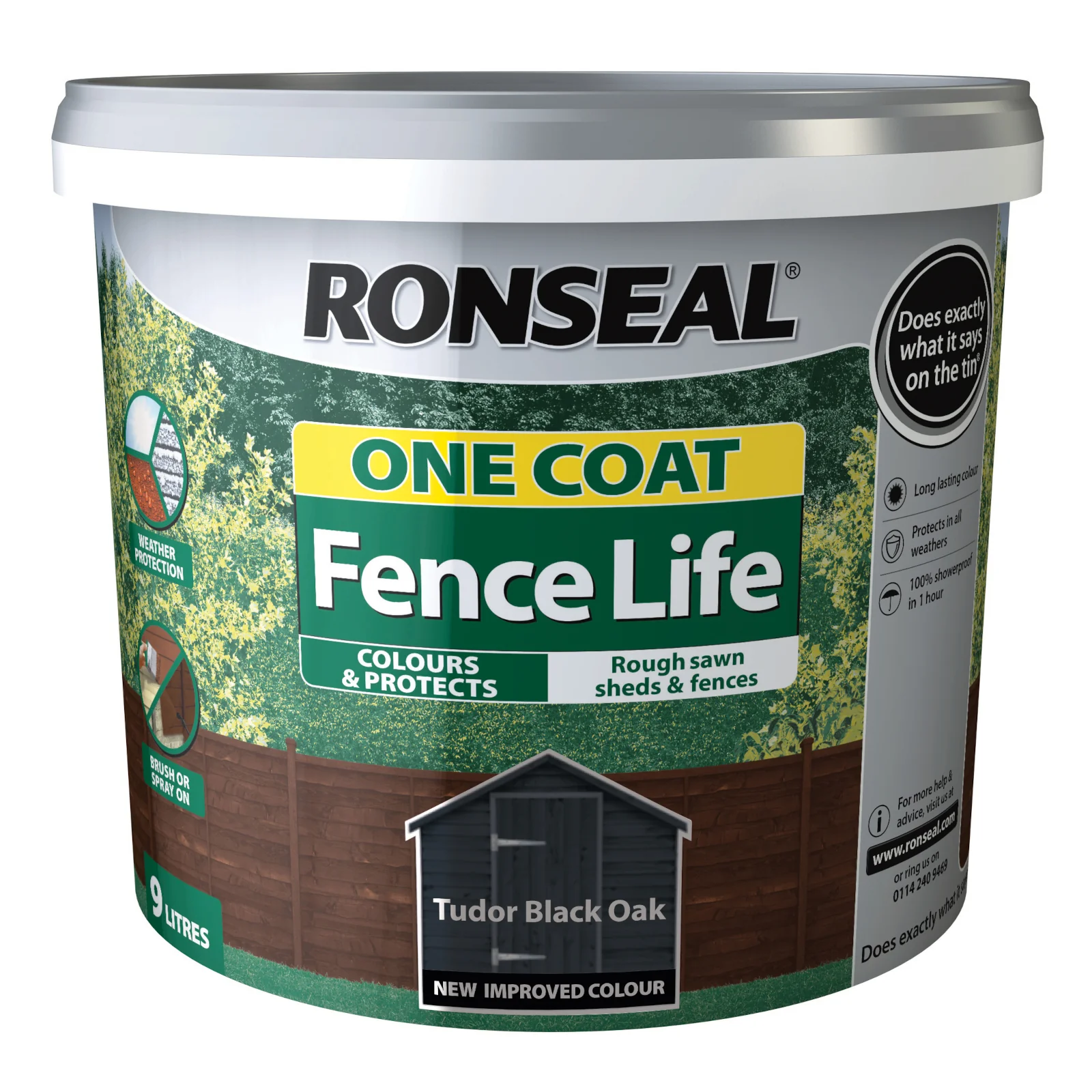 Ronseal One Coat Fencelife 9 Litre - Image 6