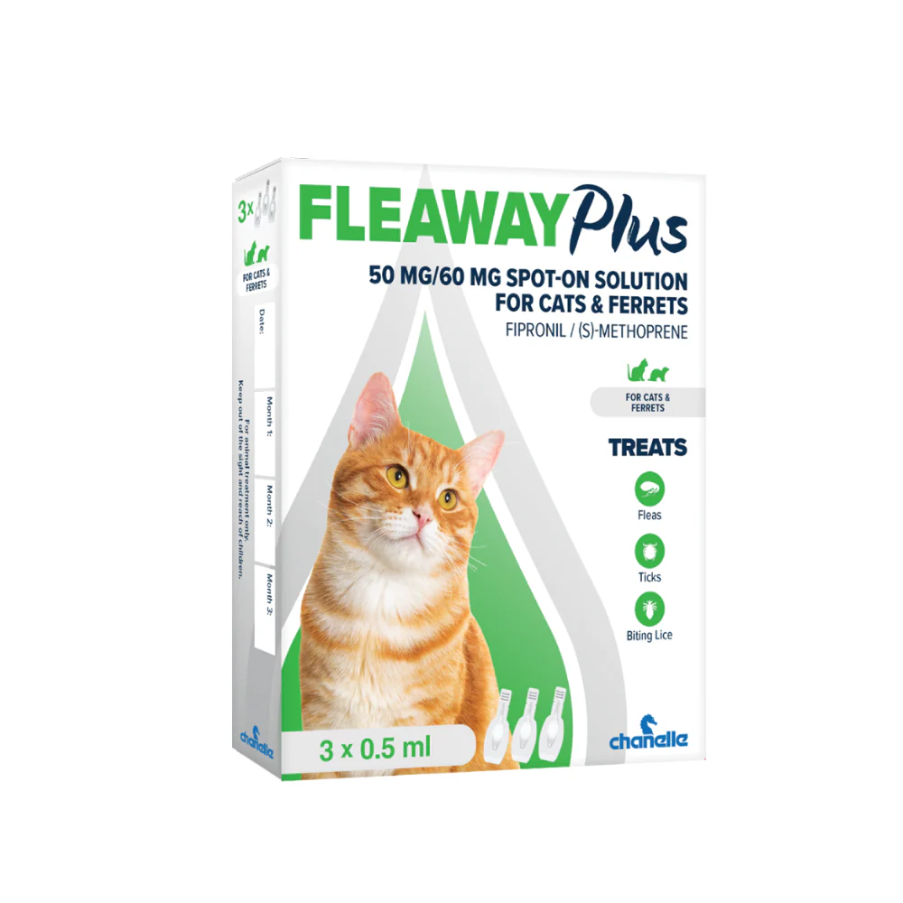 Fleaway Plus Cat 50mg 3's (P)