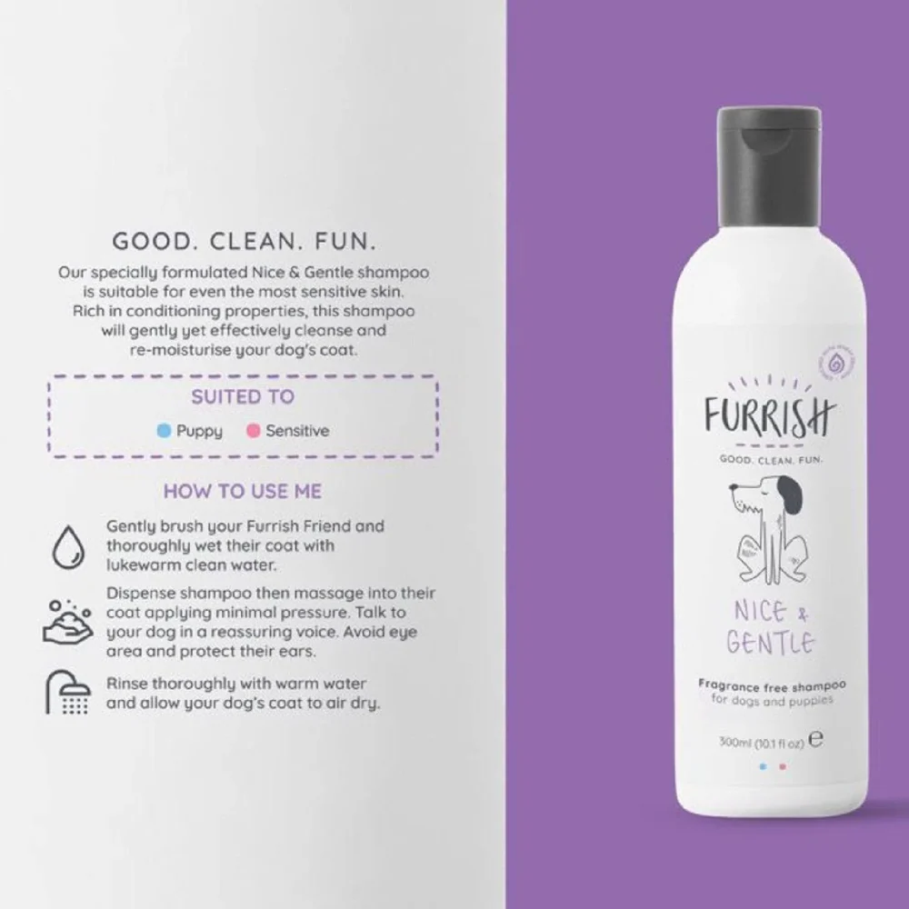 Furrish Nice & Gentle Shampoo 300ml - Image 2