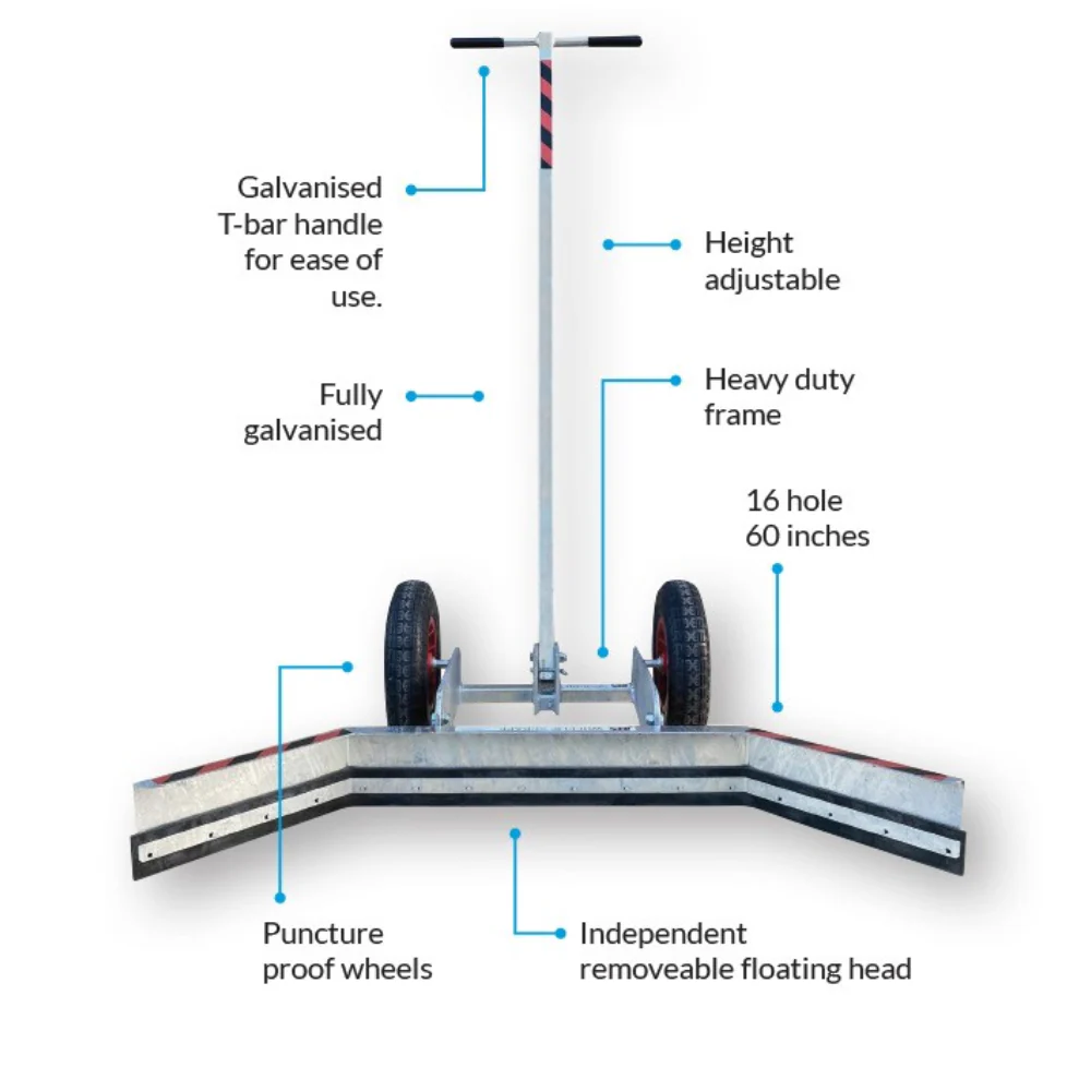 Galvanised Wheelie Scraper (WSC-1) - Image 3