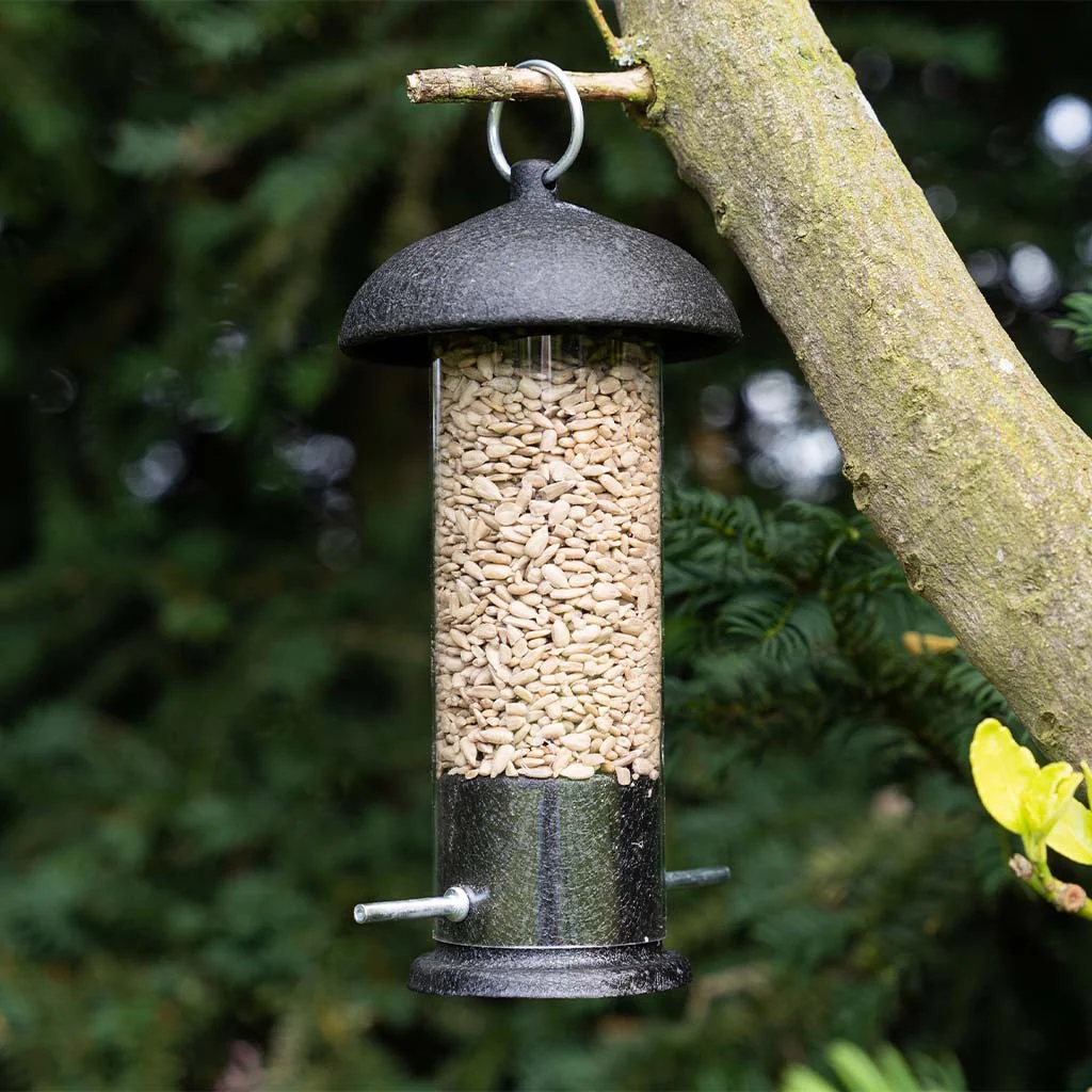 Gardman Black Steel Sunflower Heart Feeder - Image 2
