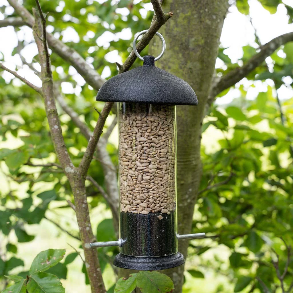 Gardman Black Steel Sunflower Heart Feeder - Image 3