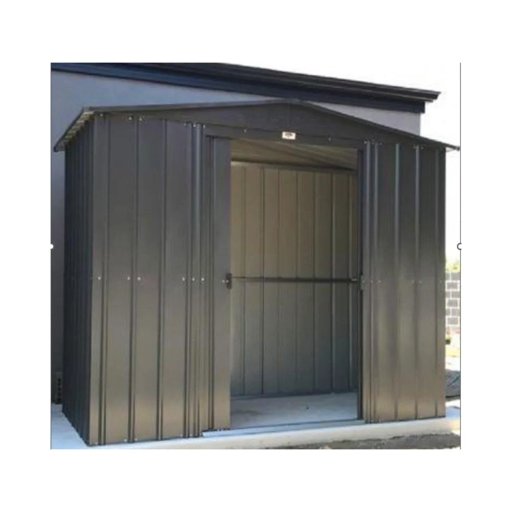 Globel Grey Metal Shed 8 x 6ft