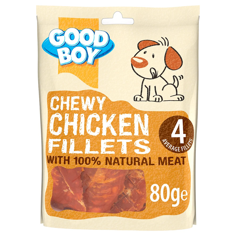 Good Boy Chewy Chicken Fillets 80g