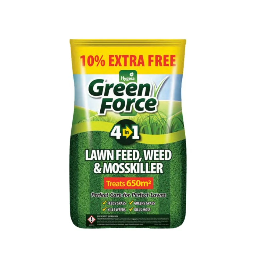 Greenforce 4-IN-1 Lawn Feed Weed & Mosskiller