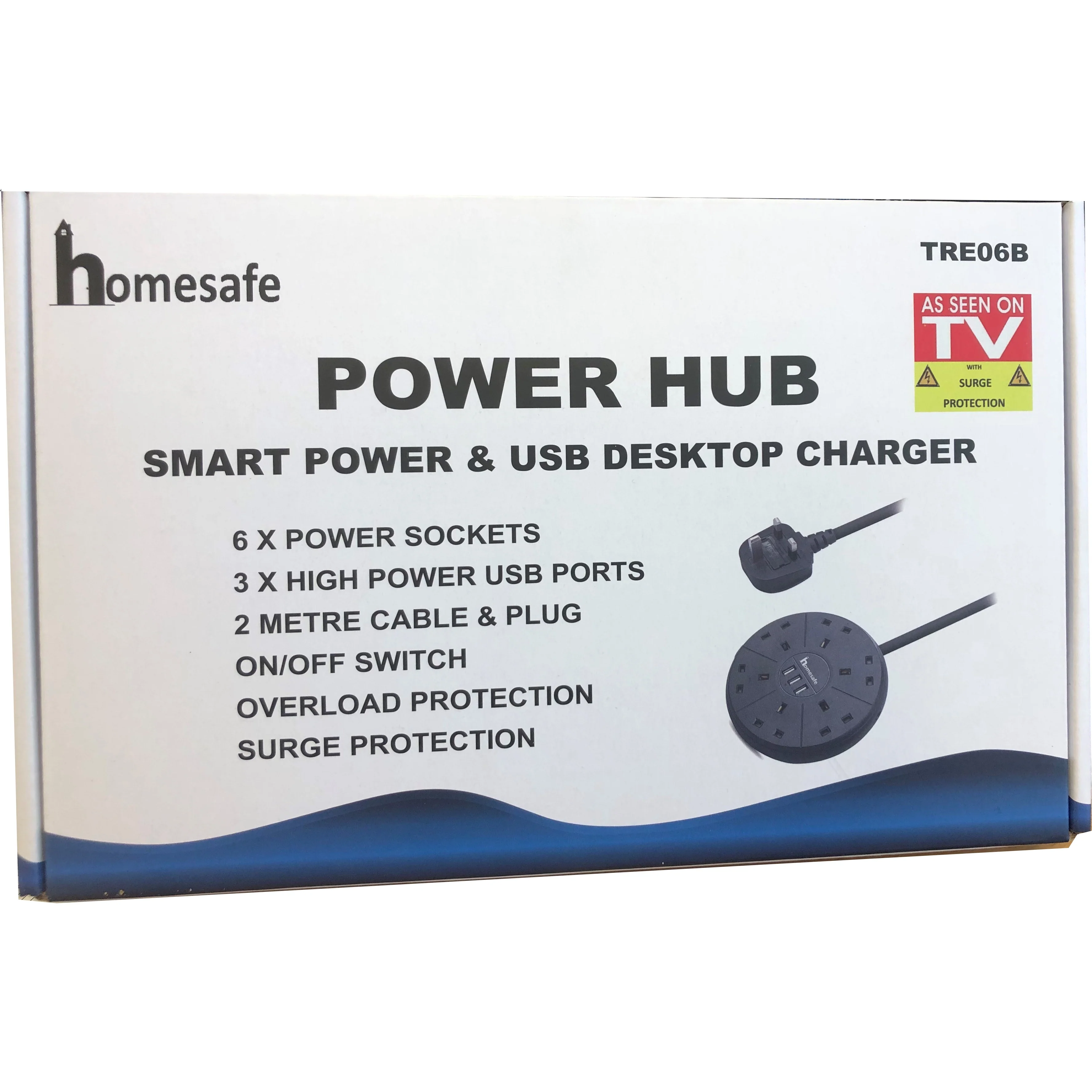 Homesafe Power Hub Smart Power & USB Desktop Charger - Image 2