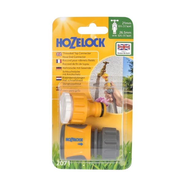 Hozelock Threaded Tap And Hose End Connector - Image 2