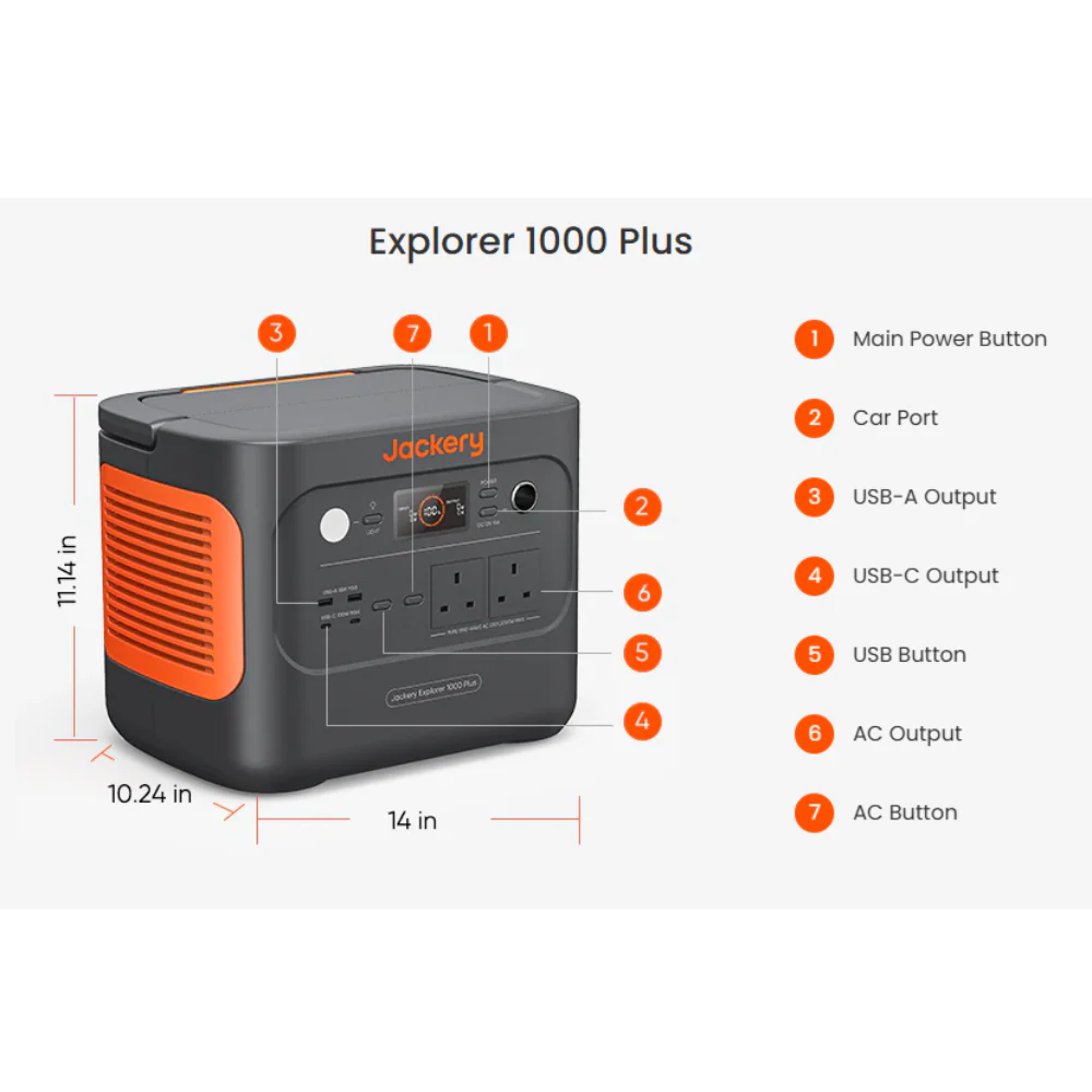 Jackery Explorer 1000 Plus Portable Power Station - Image 4