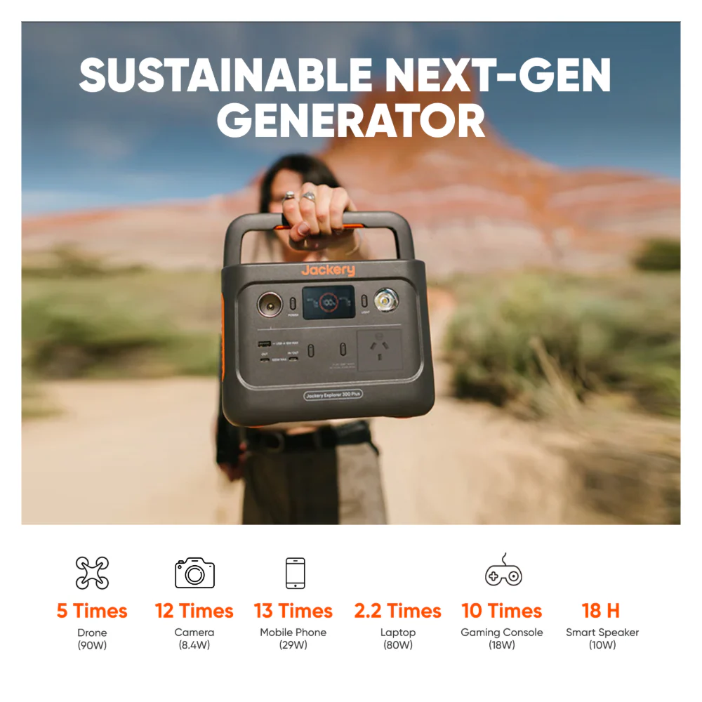 Jackery Explorer 300 Plus Portable Power Station - Image 4