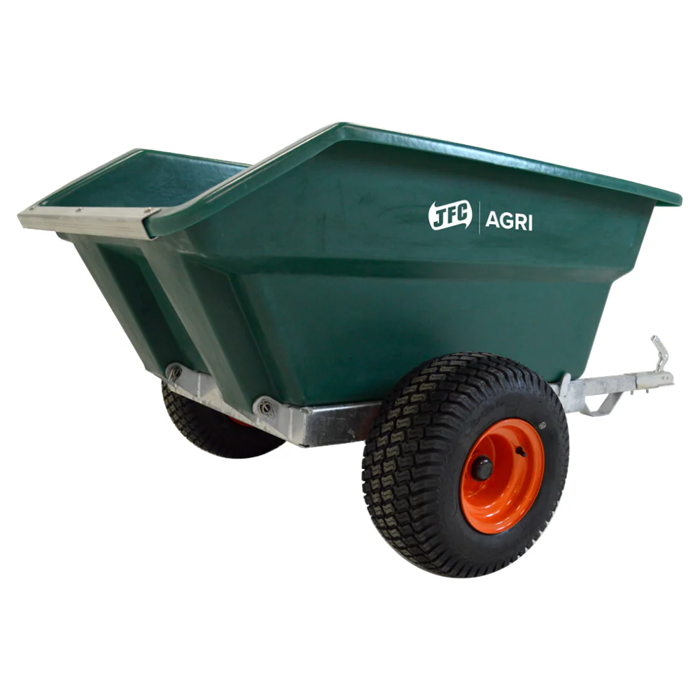 JFC 400L ATV Tipping Trailer (Green) - Image 3
