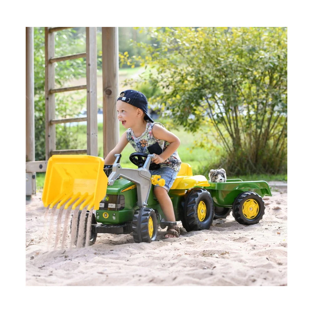 John Deere Tractor, Loader and Trailer - Image 2