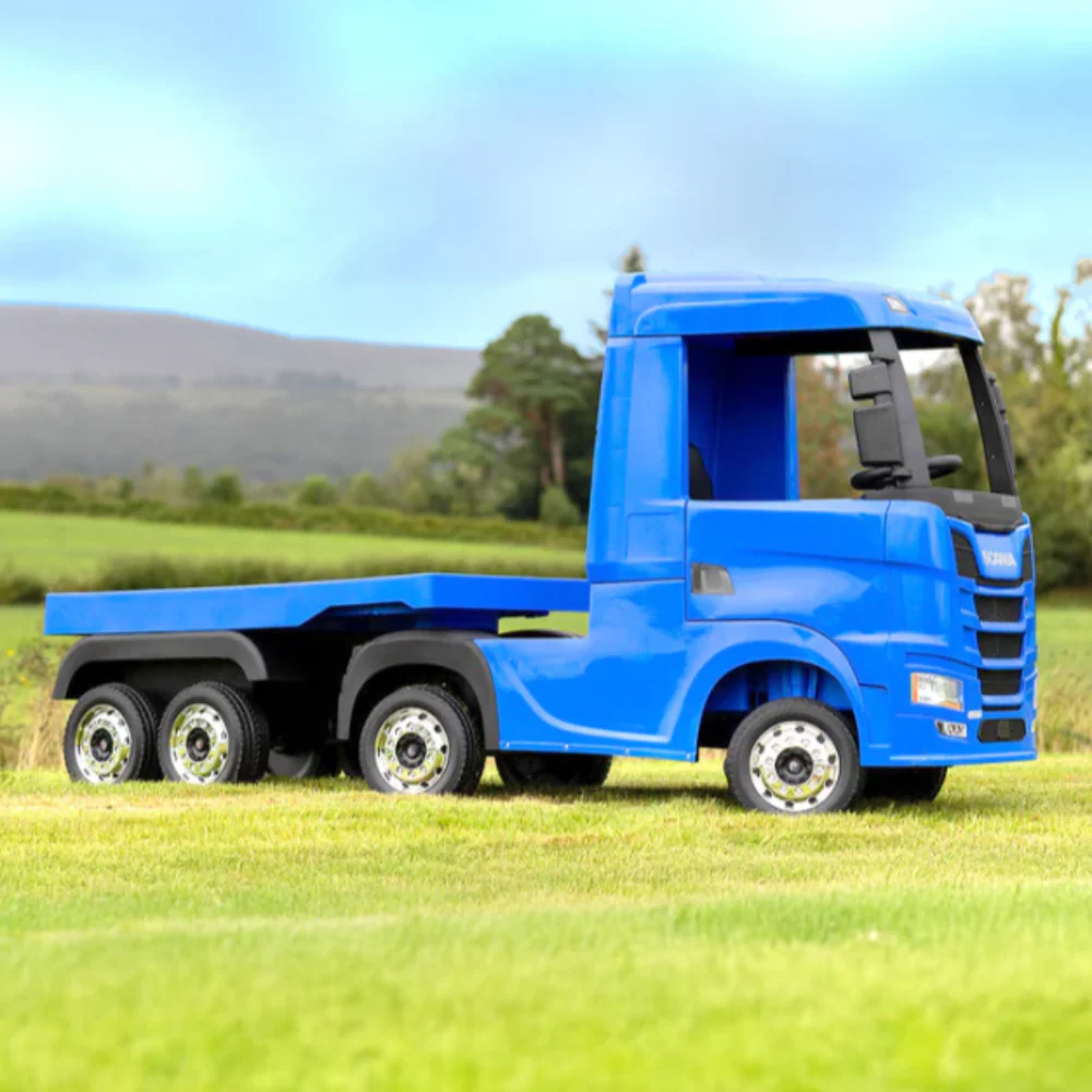Licensed Scania 24V Blue Truck & Trailer - Image 2