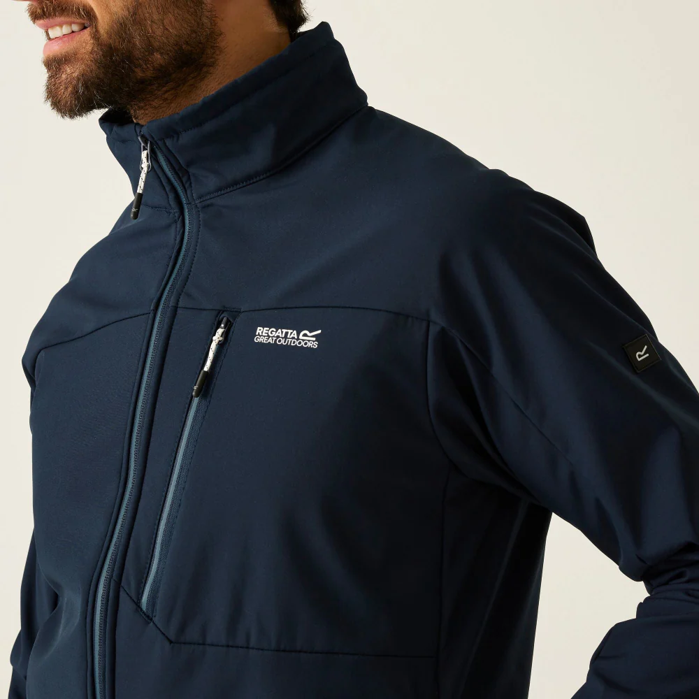 Men's Regatta Mountdale Softshell Jacket Navy - Image 2