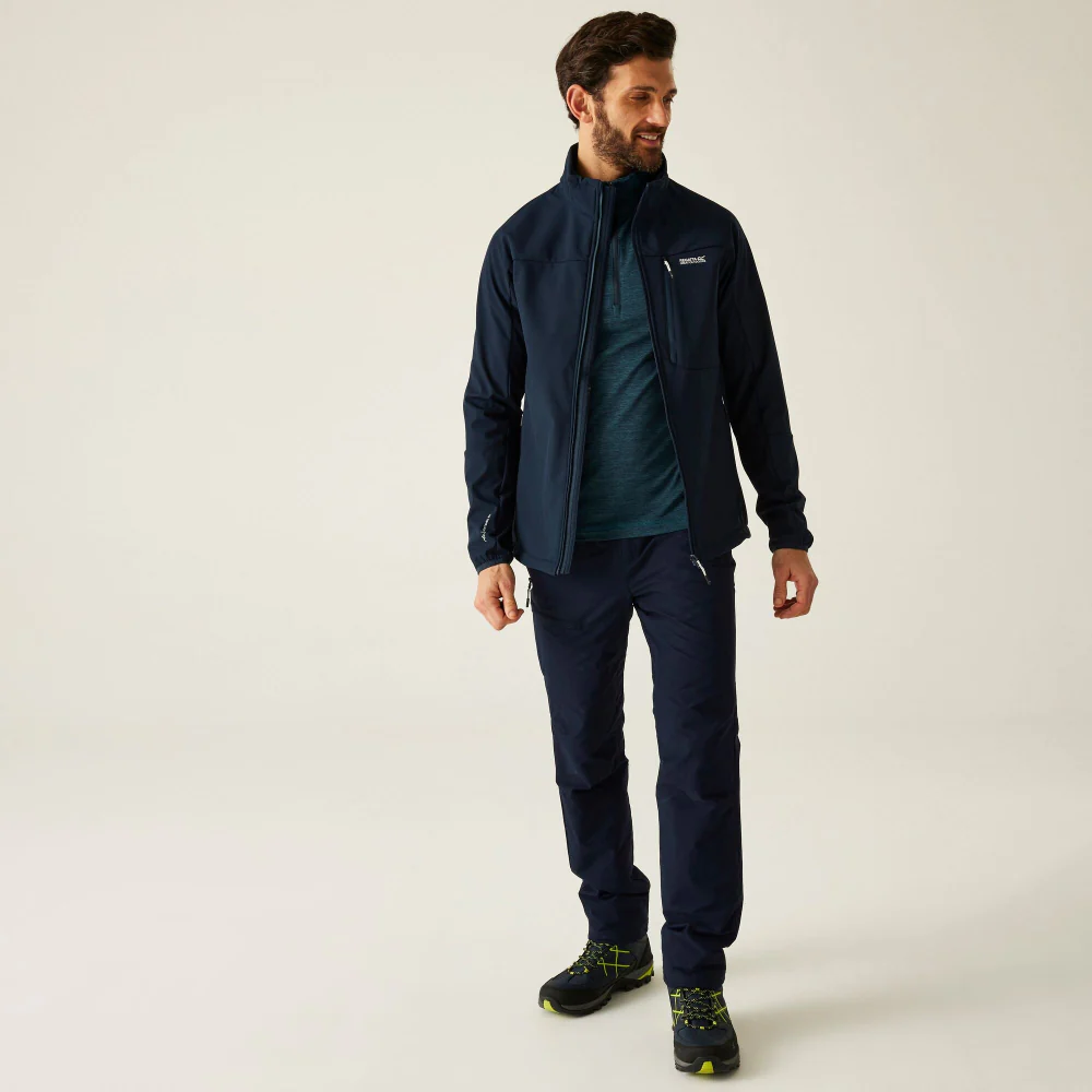 Men's Regatta Mountdale Softshell Jacket Navy - Image 4