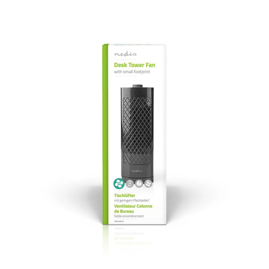 Nedis 3-Speed 12" Desk Fan - Image 3