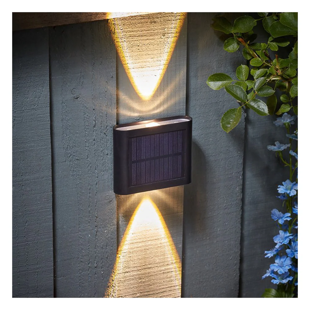 2-Way Wall, Fence & Post Solar Light