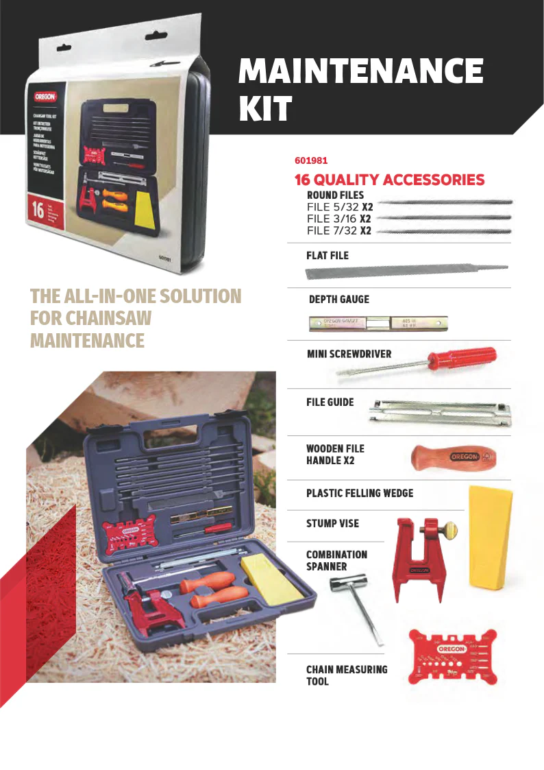 Oregon 16 Piece Chainsaw Maintenance Kit - Image 4