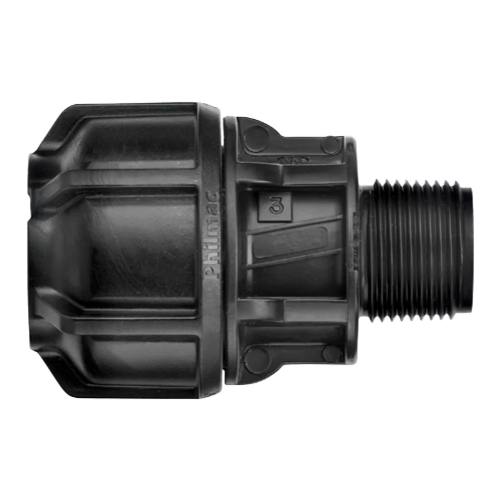 Philmac Normal Gauge 1/2″ Pol x MI End Connector