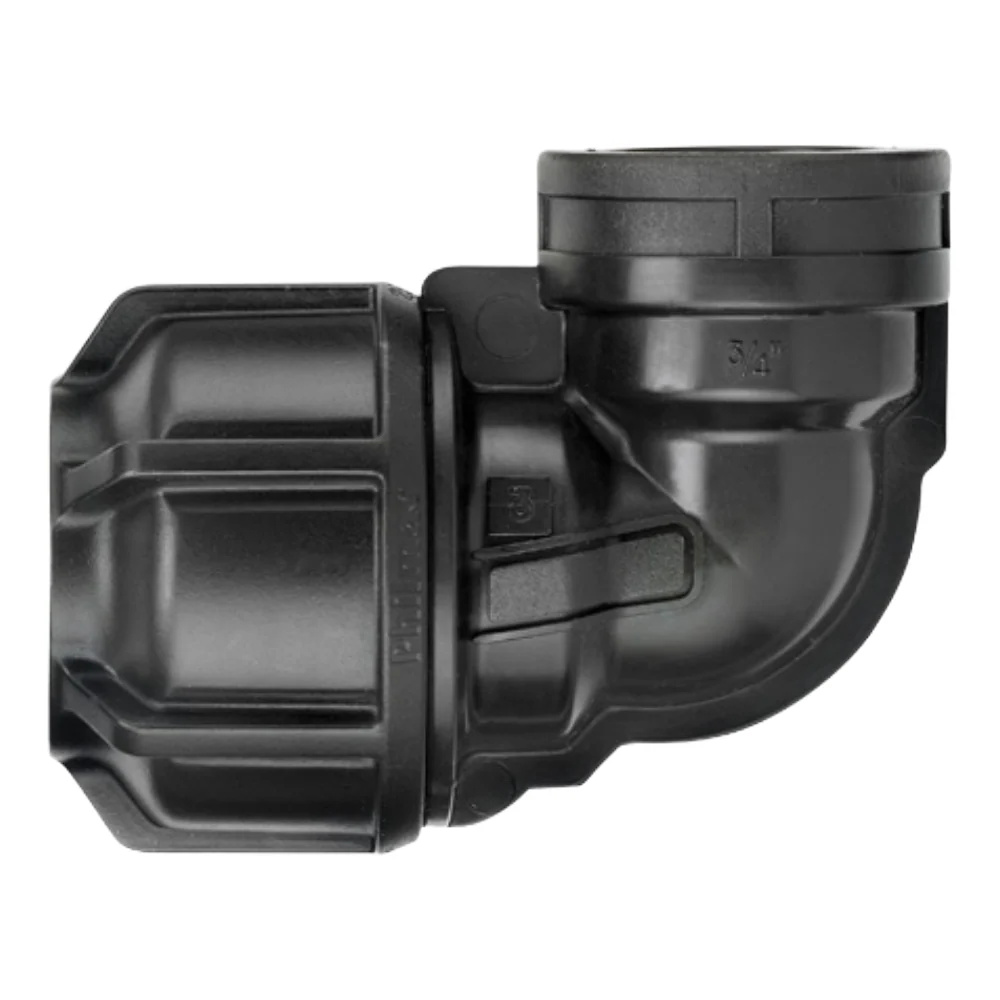 Philmac Normal Gauge 3/4″ POL x 1/2″ FI BSP Elbow
