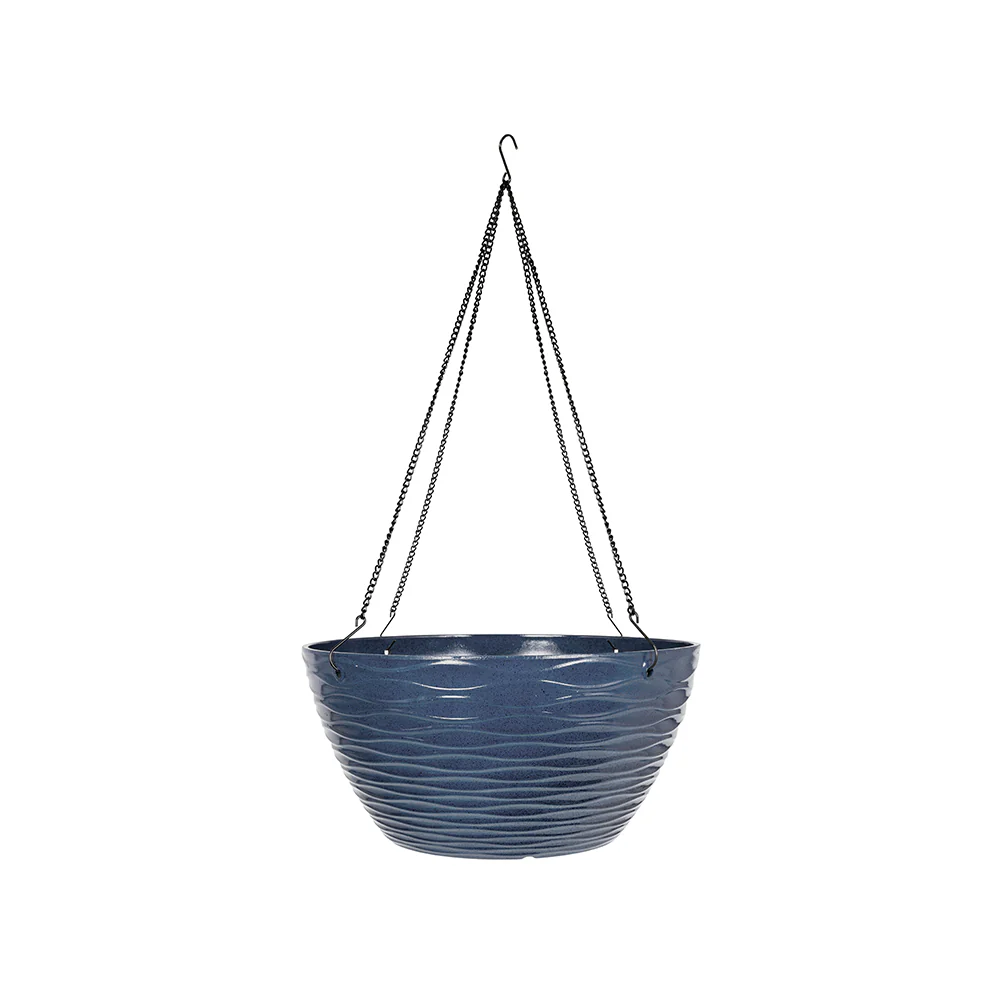Windmere Hanging Basket Blue 35cm Plant Pot