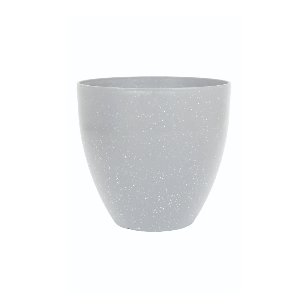 Plant Avenue Terrazzo Egg Grey 33cm Plant Pot
