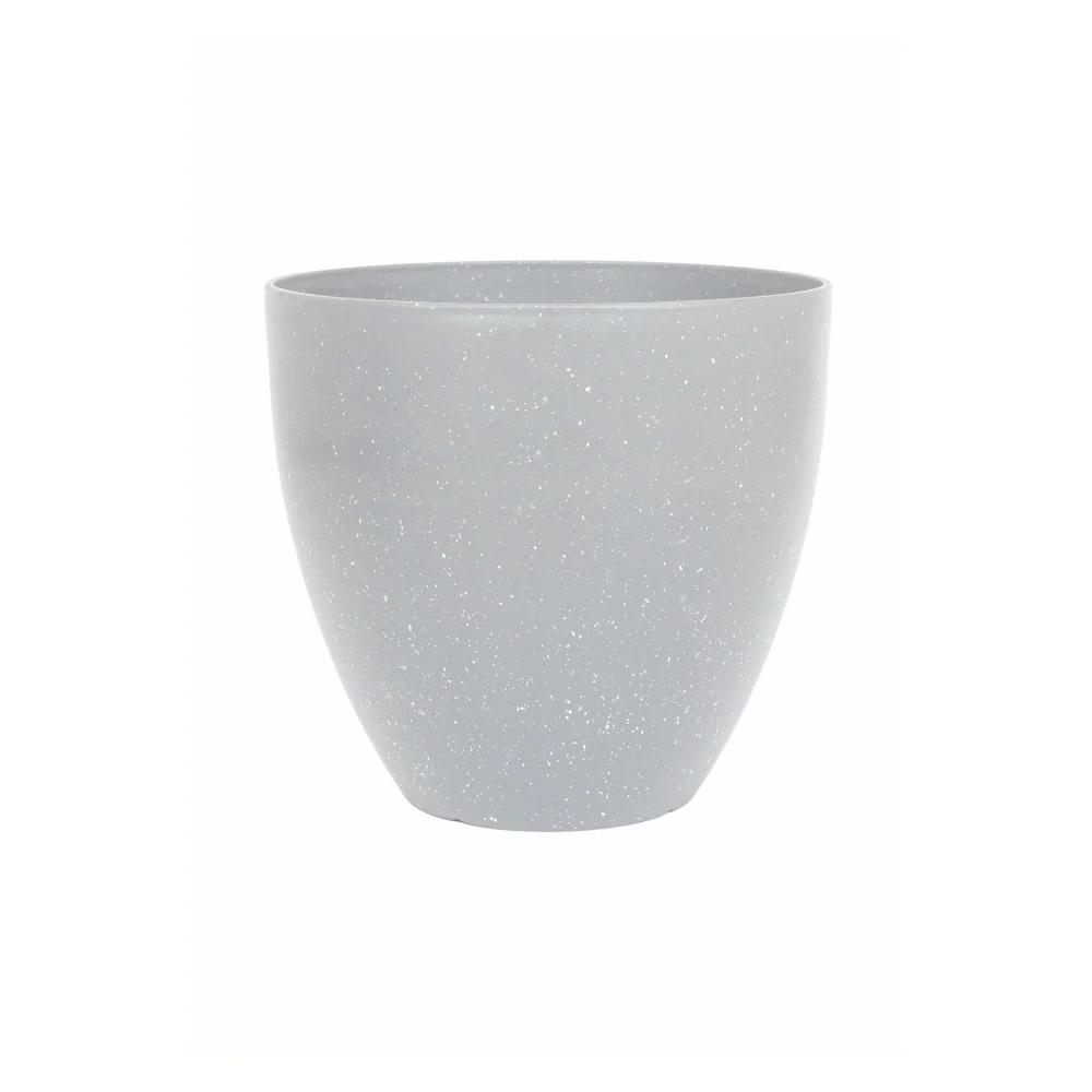 Plant Avenue Terrazzo Egg Grey 38cm Plant Pot
