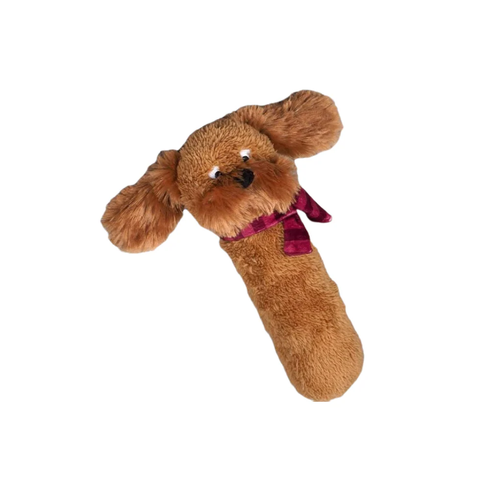 Poochie Sausage Squeaker Dog Toy - Image 3